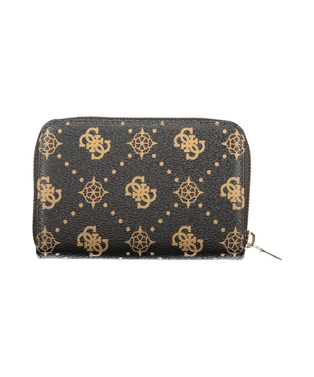 Guess Jeans Brown Polyethylene Wallet