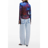 Desigual Black Polyester Shirt