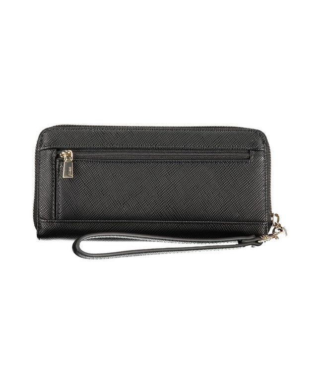 Guess Jeans Black Polyethylene Wallet