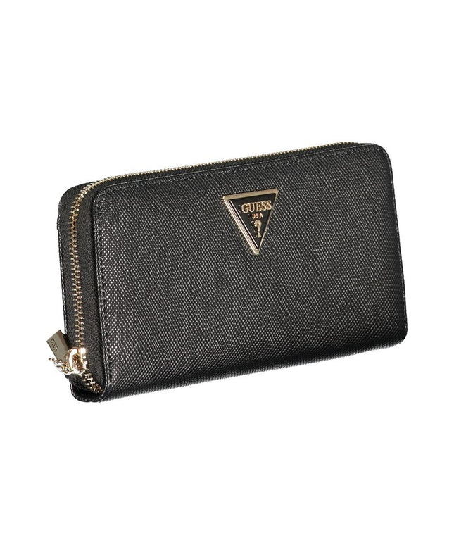 Guess Jeans Black Polyethylene Wallet