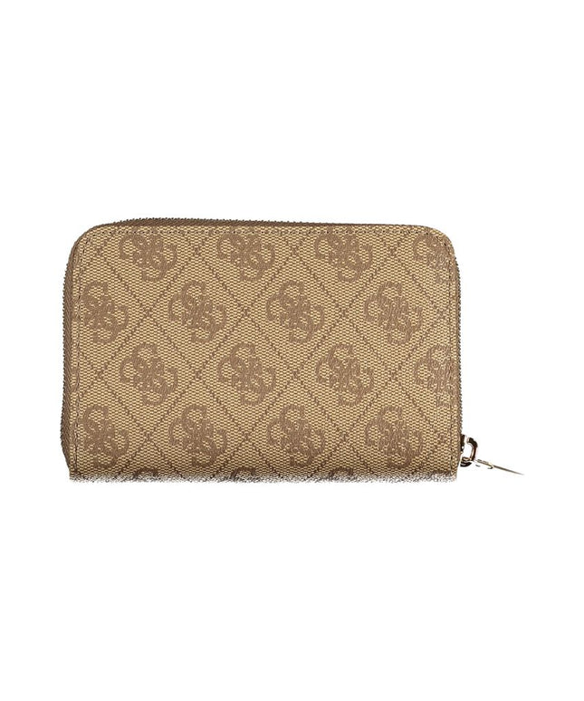 Guess Jeans Beige Polyethylene Women Wallet