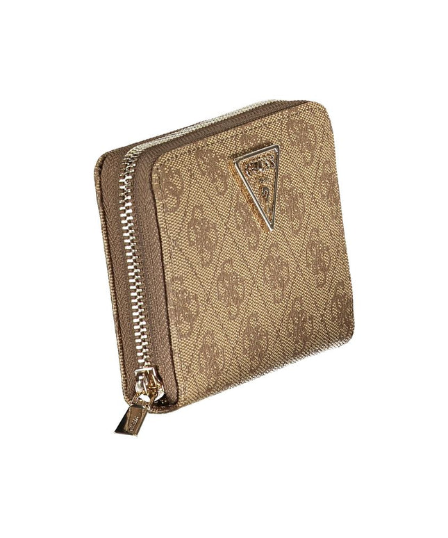 Guess Jeans Beige Polyethylene Women Wallet