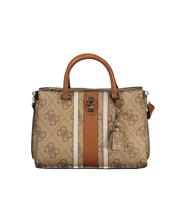 Guess Jeans Beige Polyethylene Women Handbag