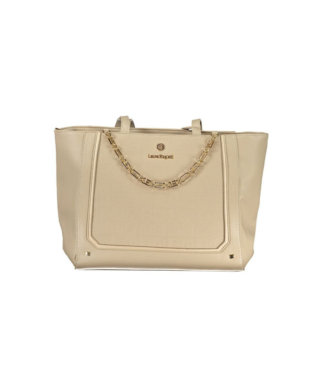 Laura Biagiotti Beige PVC Women Handbag