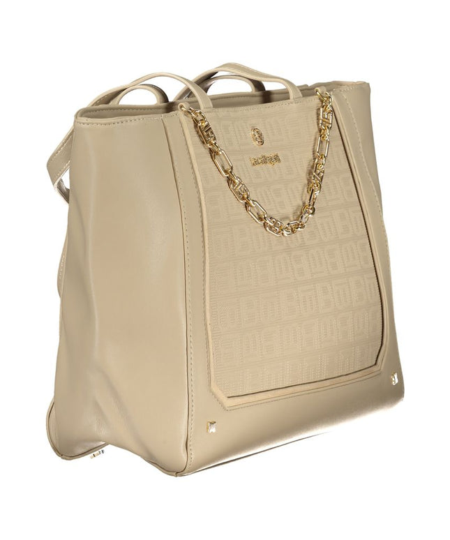 Laura Biagiotti Beige PVC Women Handbag