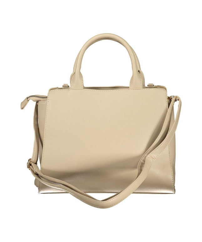 Laura Biagiotti Beige PVC Women Handbag