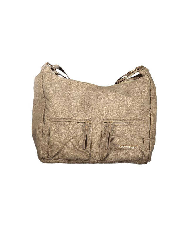 Laura Biagiotti Beige Polyester Women Handbag