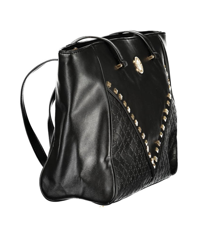 Laura Biagiotti Black PVC Women Handbag