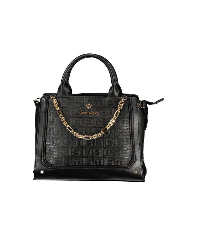 Laura Biagiotti Black PVC Women Handbag