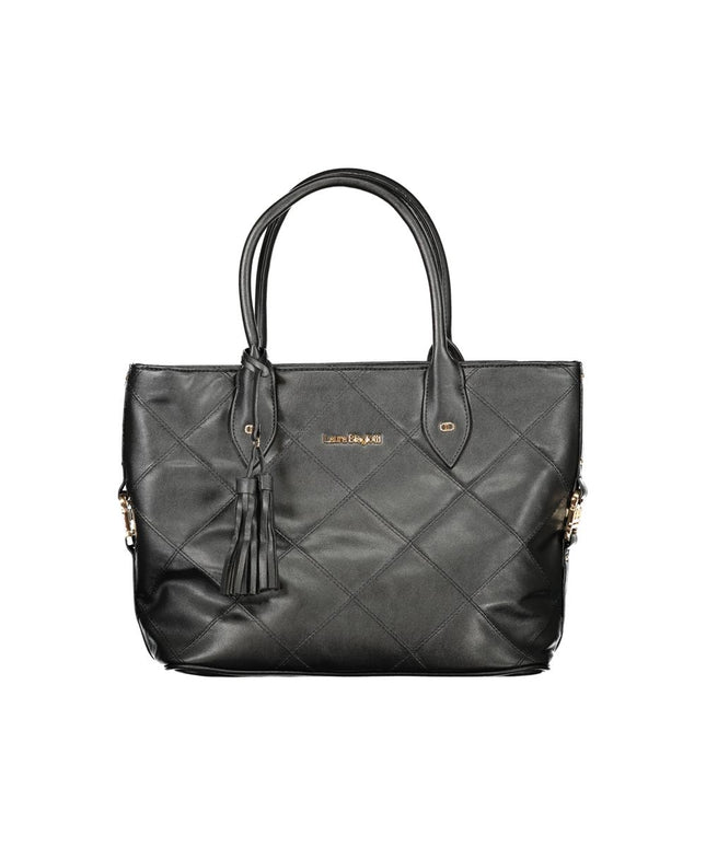 Laura Biagiotti Black PVC Women Handbag