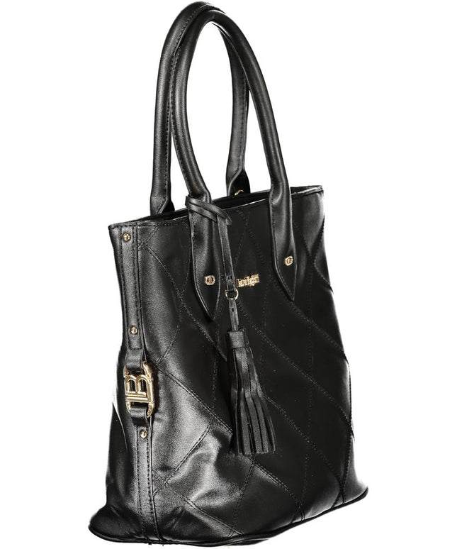 Laura Biagiotti Black PVC Women Handbag