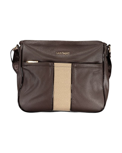 Laura Biagiotti Brown PVC Women Handbag