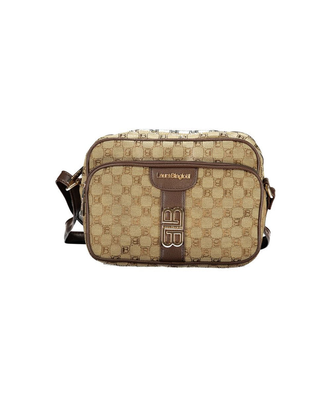 Laura Biagiotti Beige Polyester Women Handbag