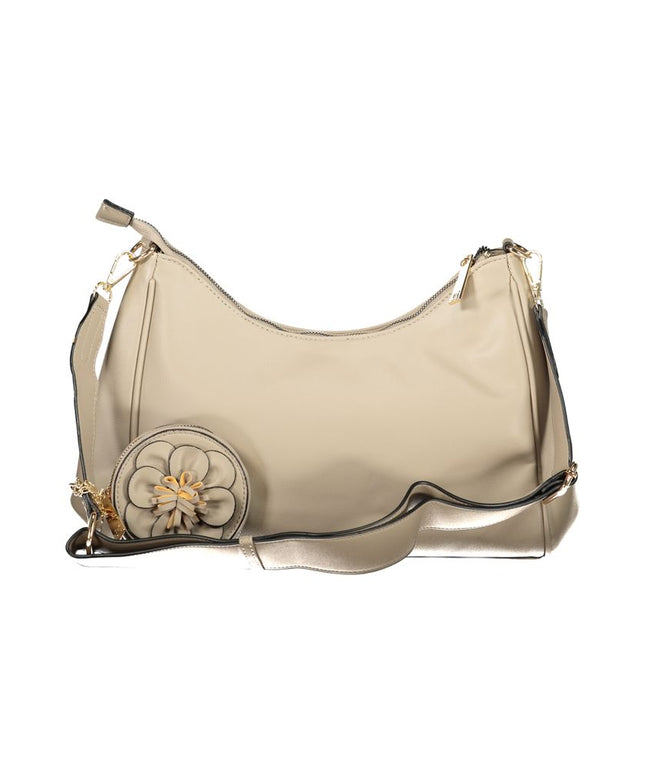 Laura Biagiotti Beige PVC Women Handbag