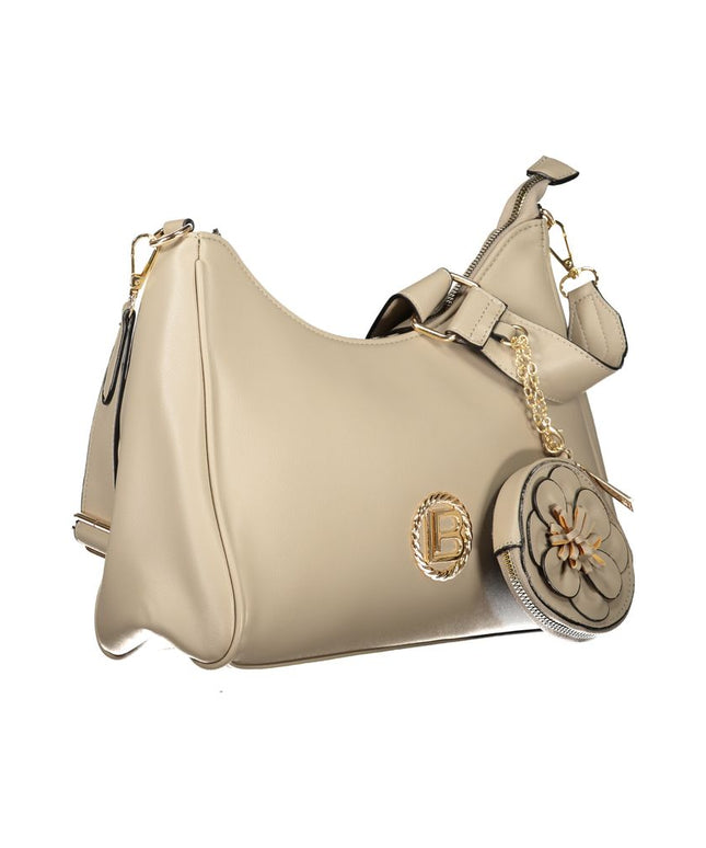 Laura Biagiotti Beige PVC Women Handbag