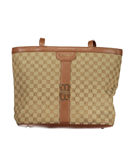 Laura Biagiotti Beige Polyester Women Handbag