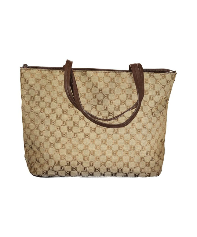 Laura Biagiotti Beige Polyester Women Handbag