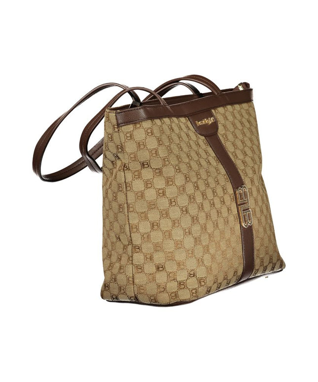 Laura Biagiotti Beige Polyester Women Handbag