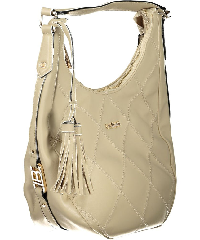 Laura Biagiotti Beige PVC Women Handbag