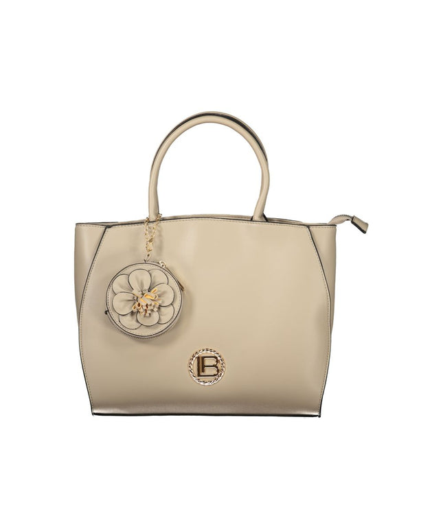 Laura Biagiotti Beige PVC Women Handbag