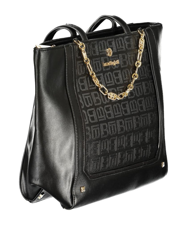 Laura Biagiotti Black PVC Women Handbag