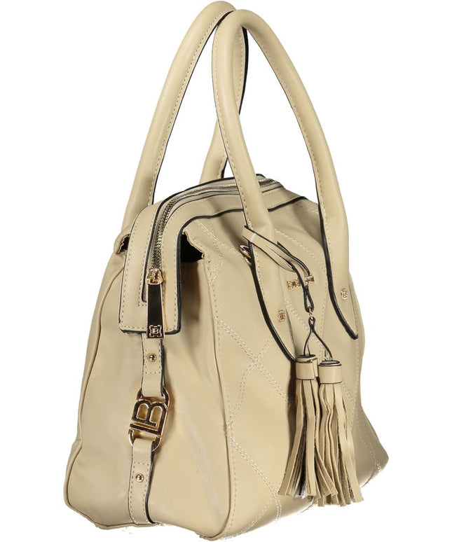 Laura Biagiotti Beige PVC Women Handbag