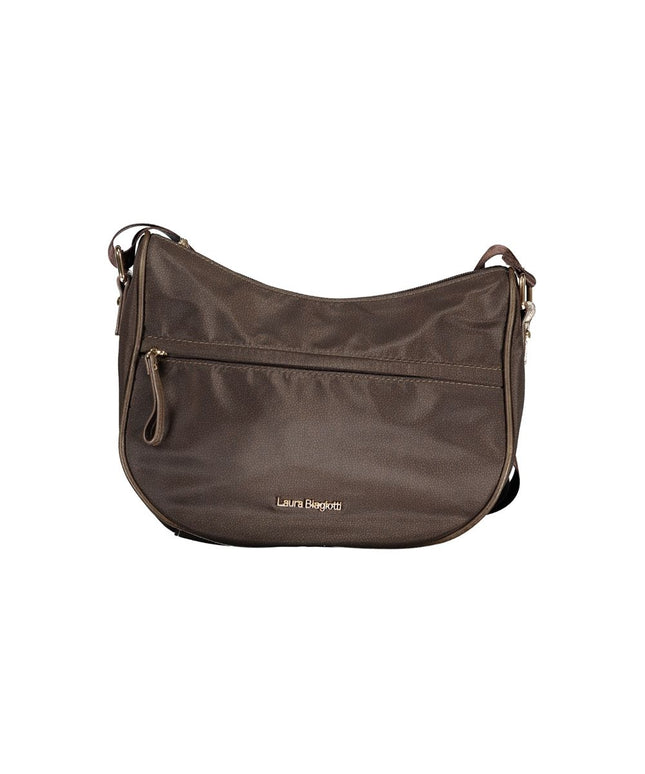 Laura Biagiotti Brown Polyester Women Handbag