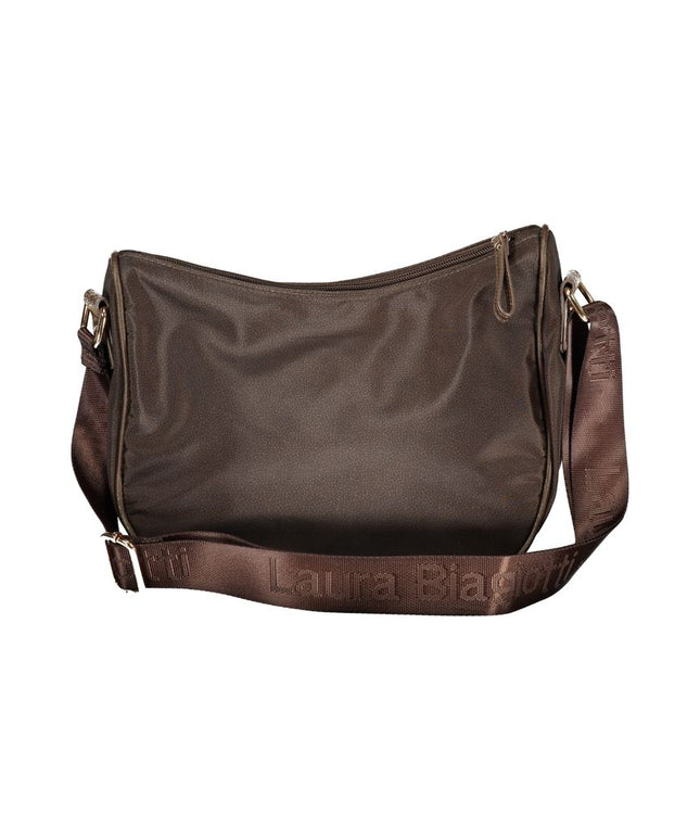 Laura Biagiotti Brown Polyester Women Handbag