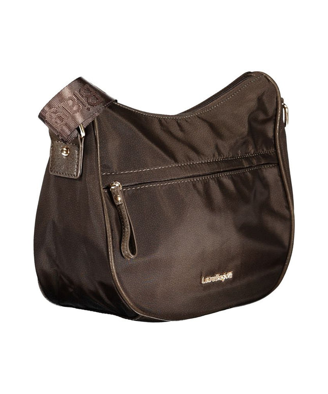 Laura Biagiotti Brown Polyester Women Handbag