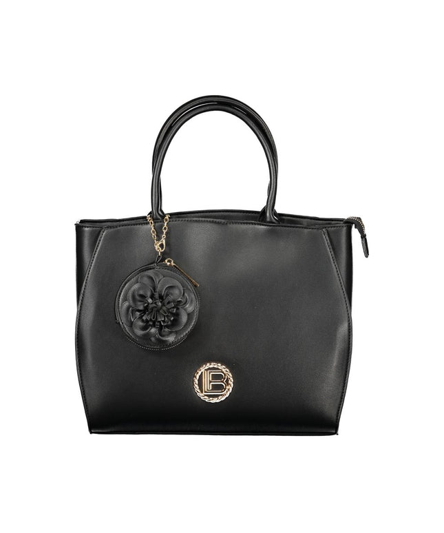 Laura Biagiotti Black PVC Women Handbag