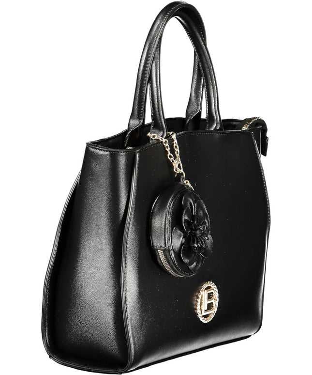 Laura Biagiotti Black PVC Women Handbag