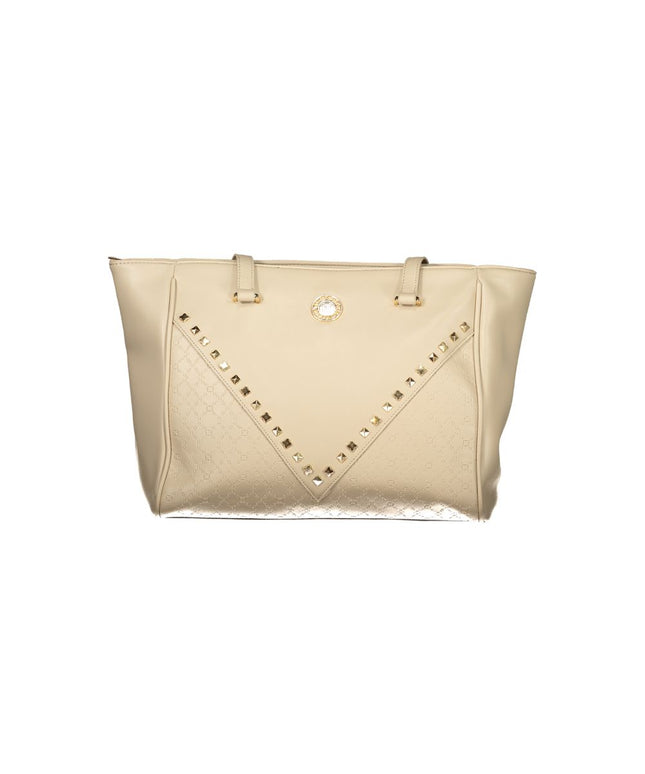 Laura Biagiotti Beige PVC Women Handbag