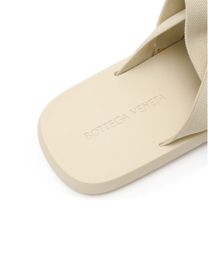 Bottega Veneta Beige Fabric Slipper