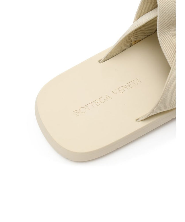 Bottega Veneta Beige Fabric Slipper