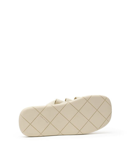 Bottega Veneta Beige Fabric Slipper