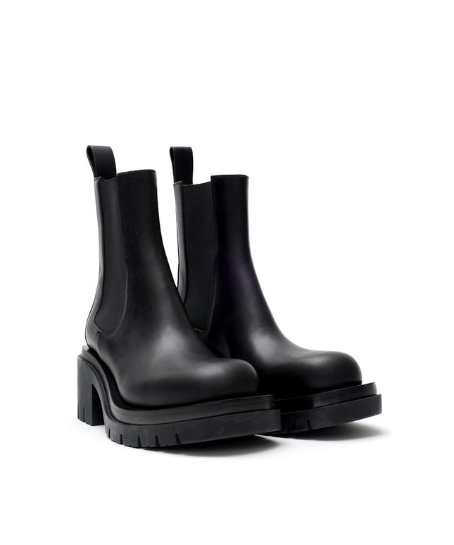 Bottega Veneta Black Leather Boot