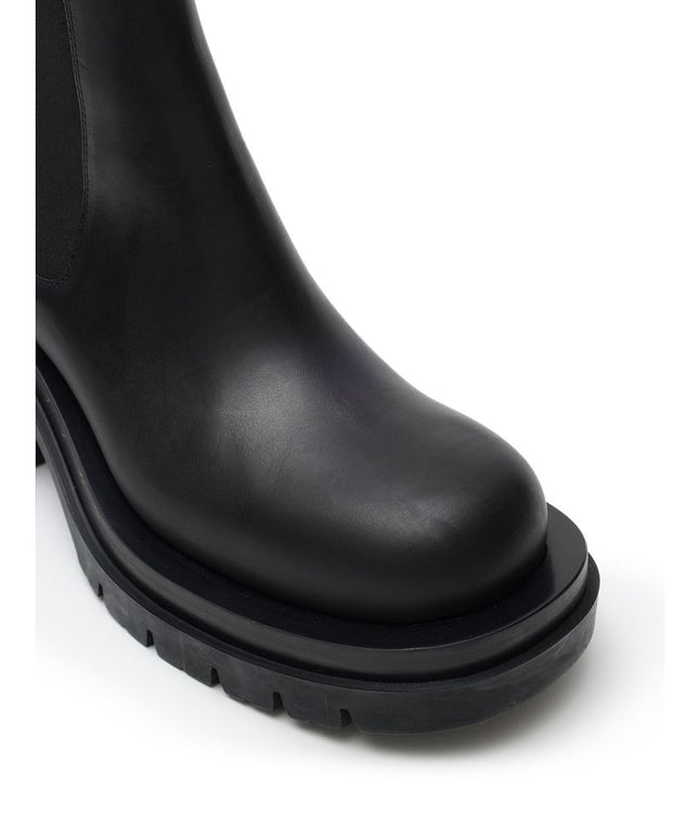 Bottega Veneta Black Leather Boot