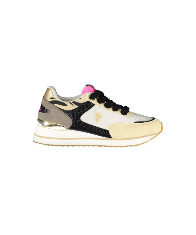 U.S. POLO ASSN. Beige Polyester Sneaker
