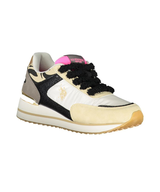 U.S. POLO ASSN. Beige Polyester Sneaker