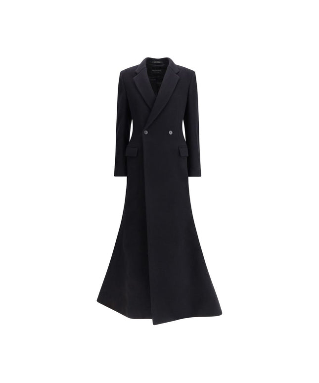 Balenciaga Oversized Godet double-breasted Coat