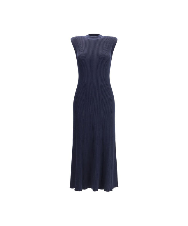 SA SU PHI Ribbed Cashmere Silk Sleeveless Long Dress