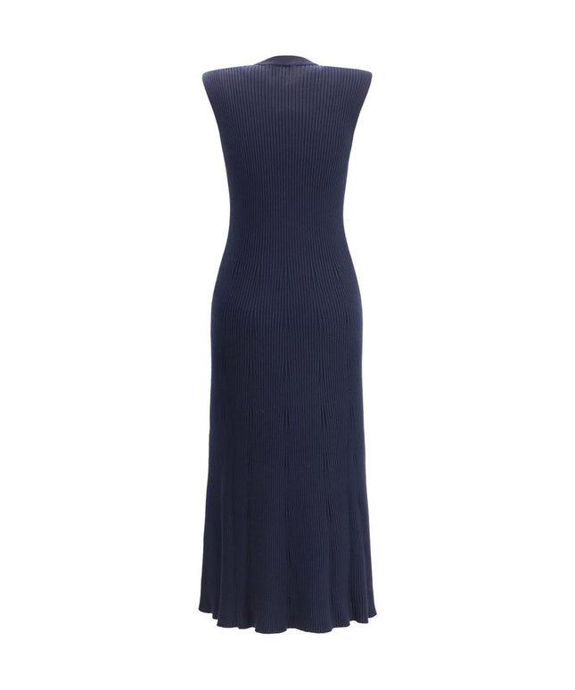 SA SU PHI Ribbed Cashmere Silk Sleeveless Long Dress