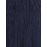 SA SU PHI Ribbed Cashmere Silk Sleeveless Long Dress
