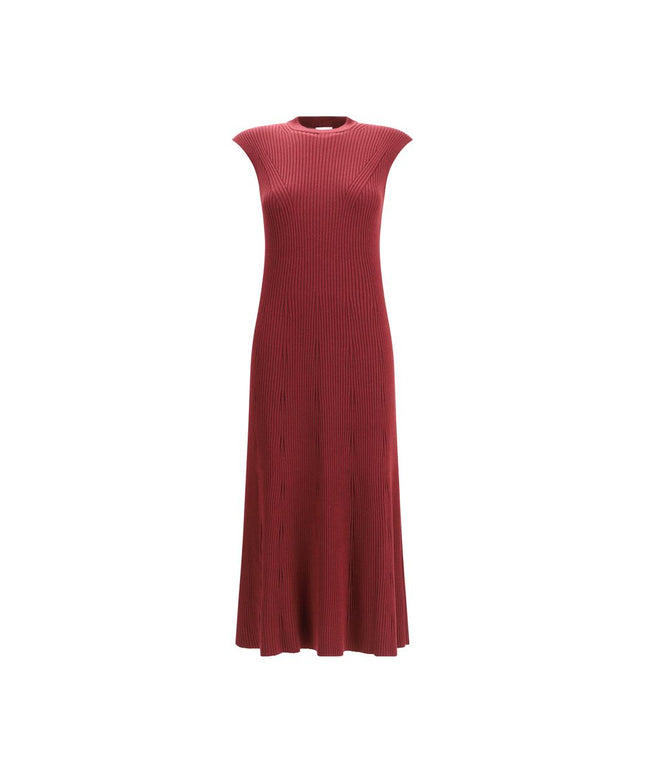 SA SU PHI Ribbed Cashmere Silk Sleeveless Long Dress