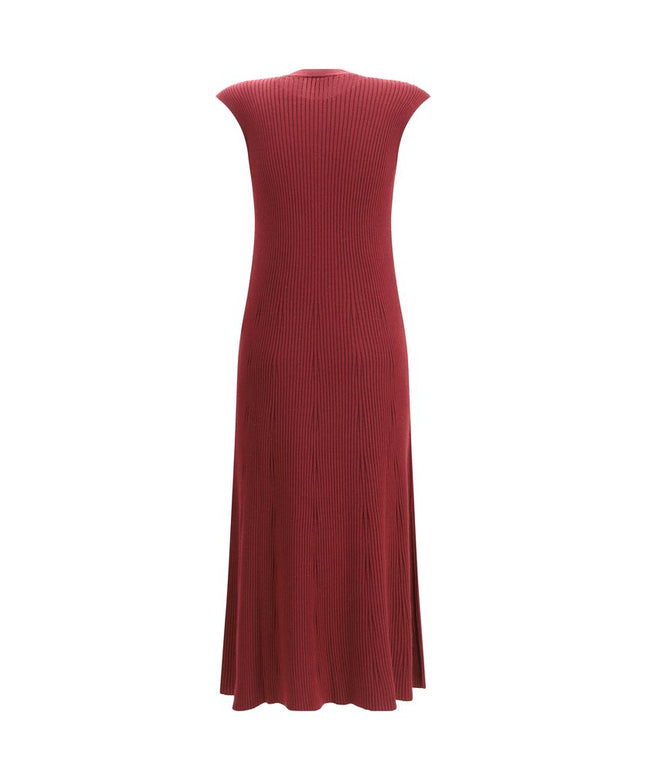 SA SU PHI Ribbed Cashmere Silk Sleeveless Long Dress