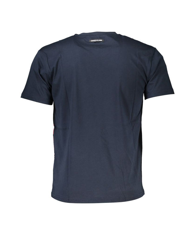Cavalli Class Blue Cotton T-Shirt