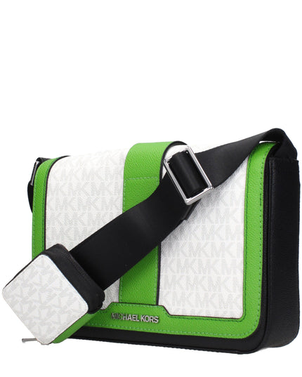 Michael Kors White Fabric Crossbody Bags