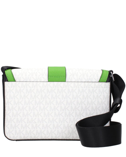 Michael Kors White Fabric Crossbody Bags