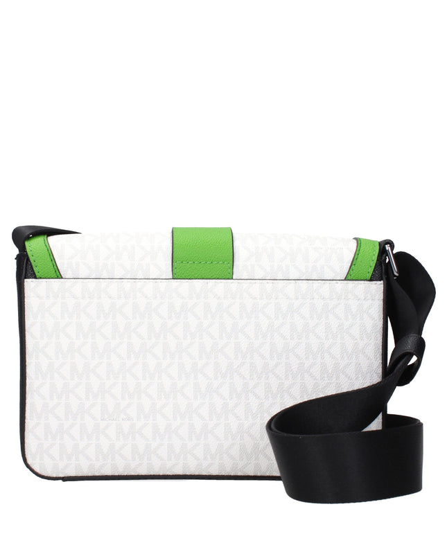Michael Kors White Fabric Crossbody Bags
