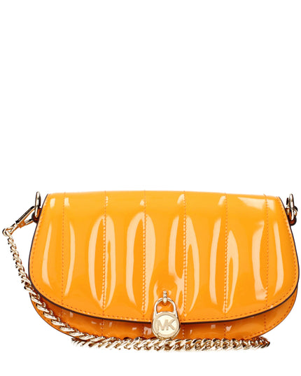 Michael Kors Orange Leather Crossbody Bags
